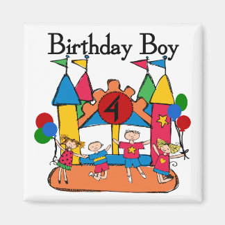Big BounBoy 4e födelsedagen Tshirts och Gifts Magnet