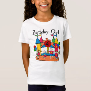 Big BounGirl 4e födelsedagen T-shirts and Gifts