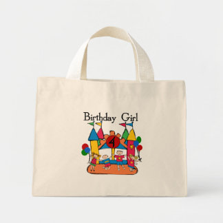 Big BounGirl 4e födelsedagen T-shirts and Gifts Mini Tygkasse