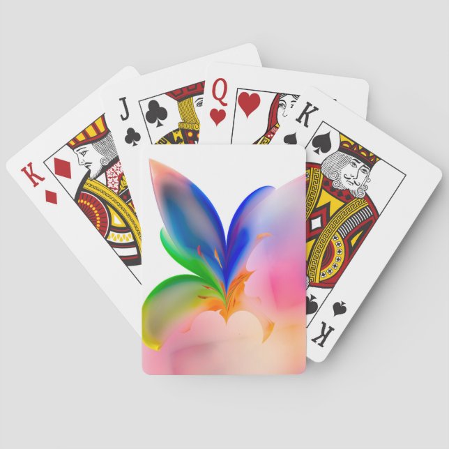 Big Bow Gift Box Casinokort (Baksidan)