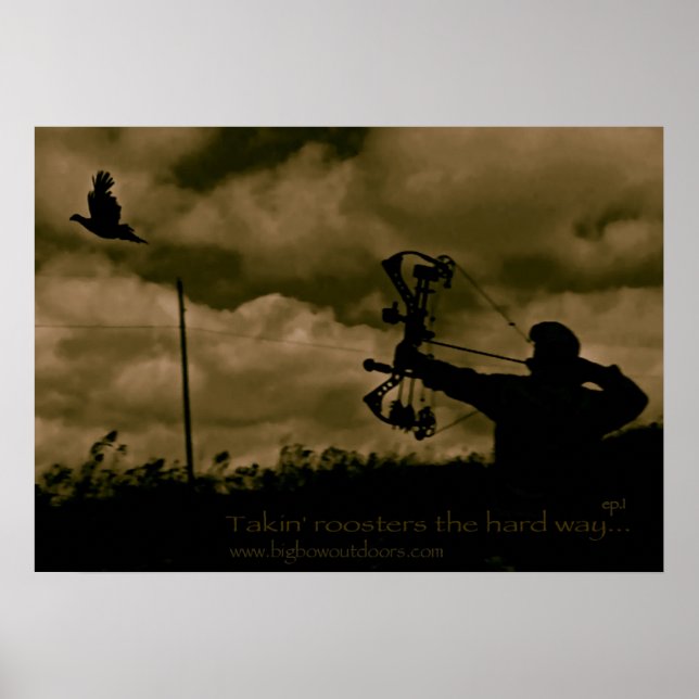 Big Bow Pheasant Hunting Poster (Framsidan)