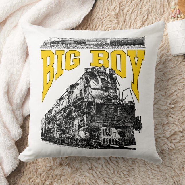 Big Boy 4014 Ånglok. Union Pacific Klass 4000 Kudde (Filt)
