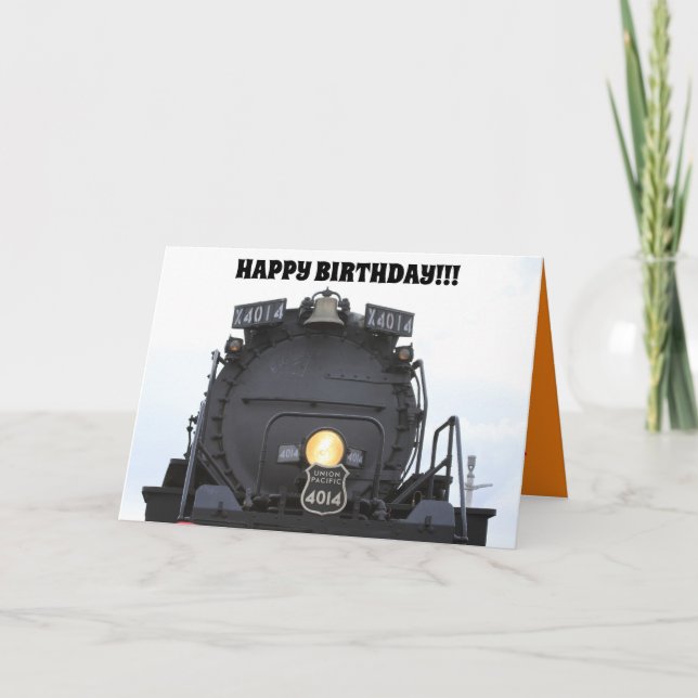 Big Boy 4014 Birthday Kort (Framsida)