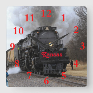 Big Boy 4014 Black Varg Kansas Fyrkantig Klocka