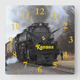 Big Boy 4014 Black Varg Kansas Fyrkantig Klocka