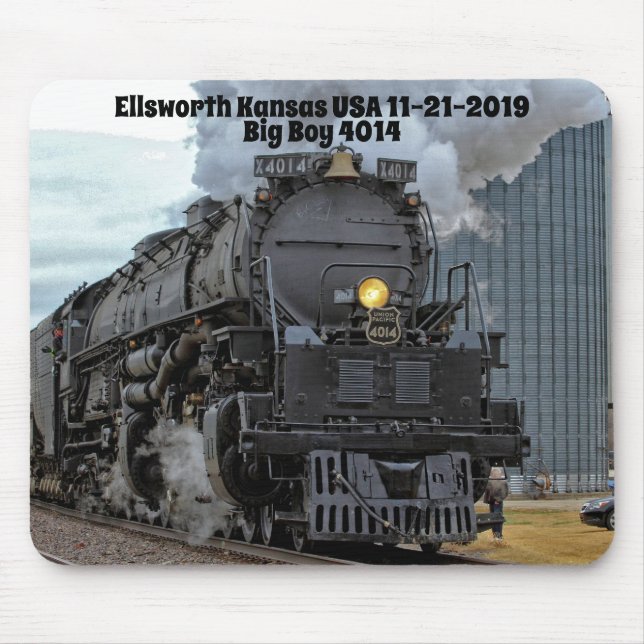 Big Boy 4014 Ellsworth Kansas Musmatta (Framsidan)