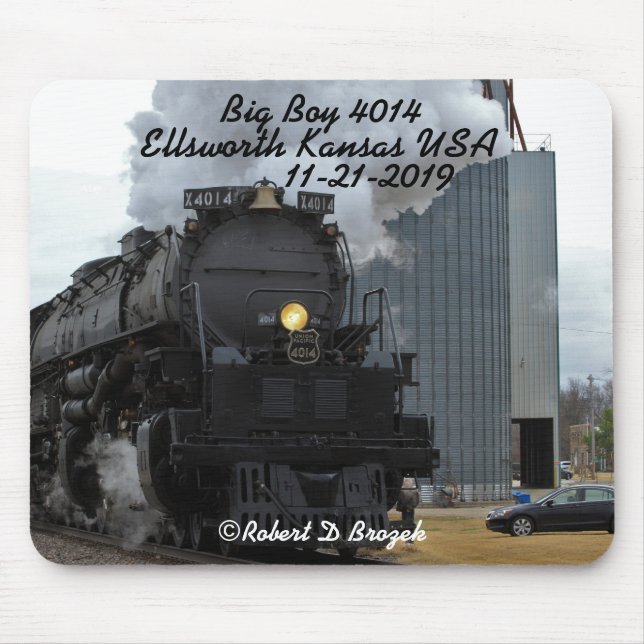 Big Boy 4014 Ellsworth Kansas USA Musmatta (Framsidan)