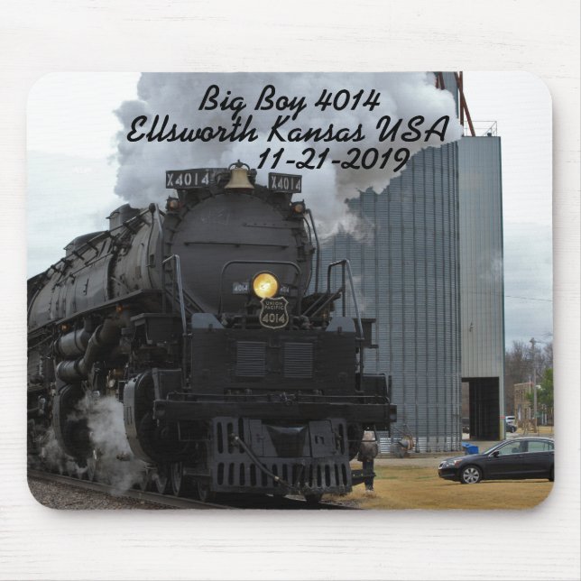 Big Boy 4014 Ellsworth Kansas USA Musmatta (Framsidan)