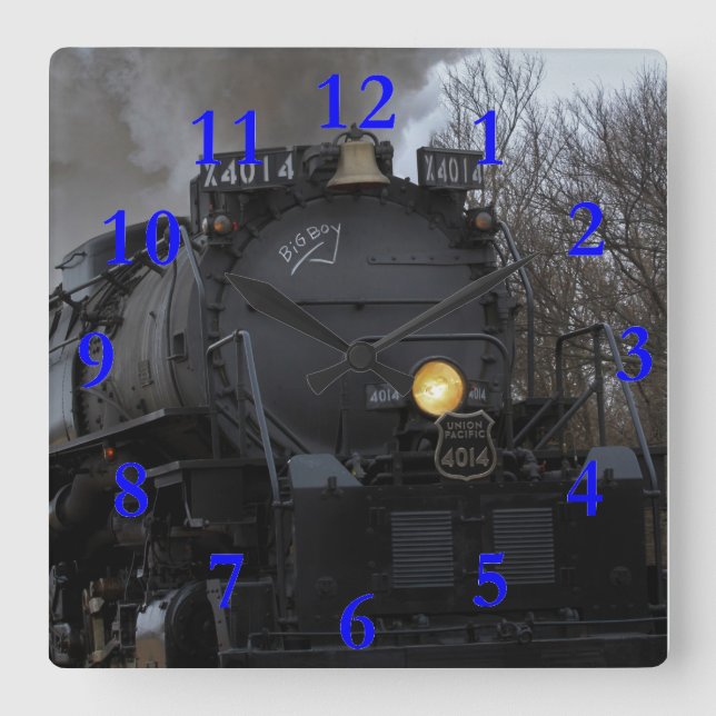Big Boy 4014 Fyrkantig Klocka (Framsida)