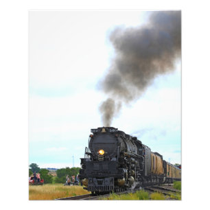 Big Boy 4014 Smoke and Steam i Kansas Fototryck