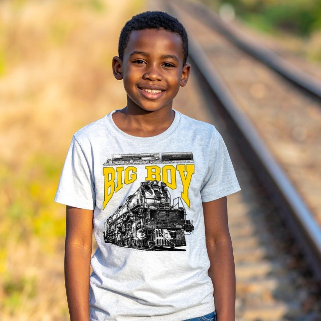 Big Boy 4014 Steam Loco. Union Pacific Class 4000 T Shirt (Big Boy 4014 Steam Loco. Union Pacific Class 4000. Boy Basic T-Shirt )