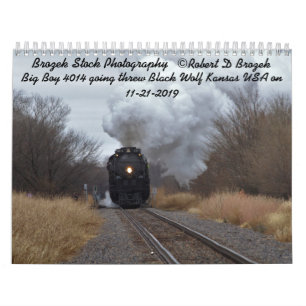 Big Boy 4014 Steaming kastade Kansas Kalender