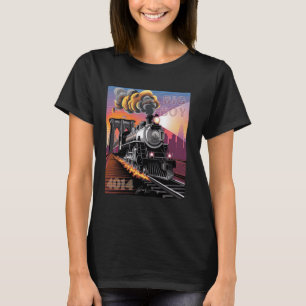 Big Boy 4014 Tåg-ångmotor 4014 Ra T Shirt