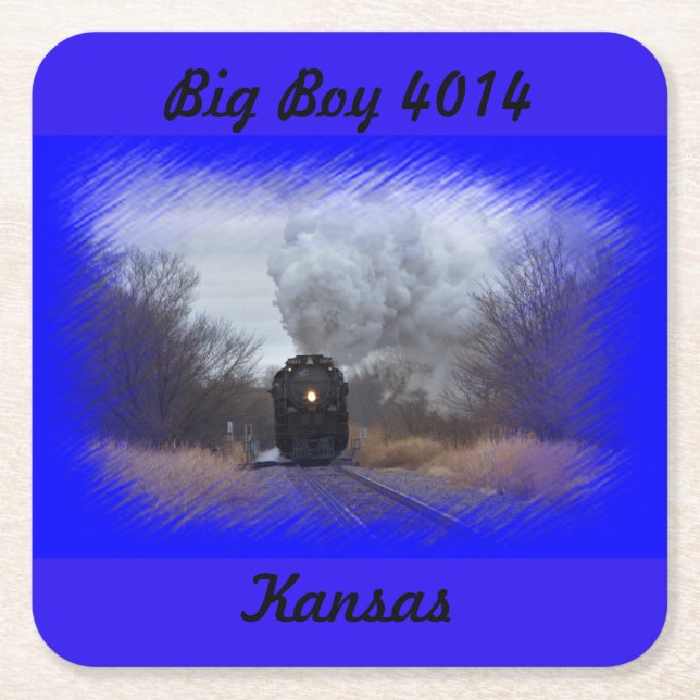 Big Boy 4014 Underlägg Papper Kvadrat (Framsidan)