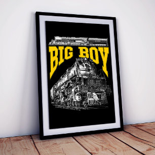 Big Boy 4014 Union Pacific Klass 4000. Ånglok. Fototryck