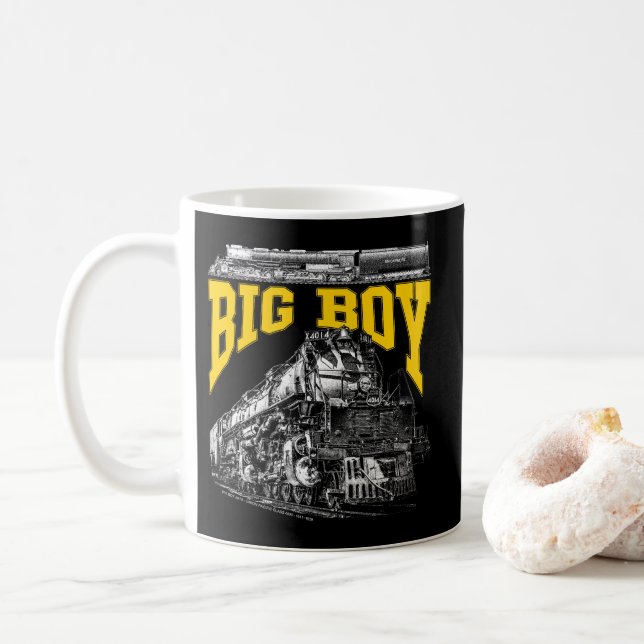 Big Boy 4014 Union Pacific Klass 4000. Ånglok. Kaffemugg (Med munk)