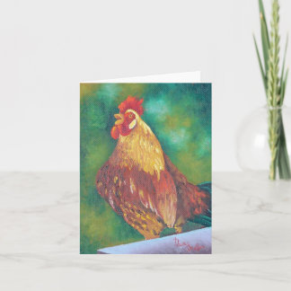 Big Boy, Cock-a-doodle Doo Note Card Kort