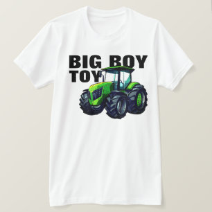 "Big Boy Leksak" med Grönt Farm Tractor T Shirt