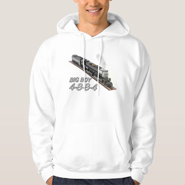 Big Boy Lokomotiv Dubbelsidig Hoodie (Framsida)