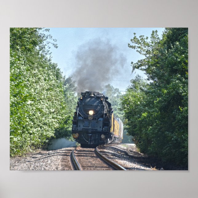 Big Boy No. 4014 Steam Locomotive Poster (Framsidan)
