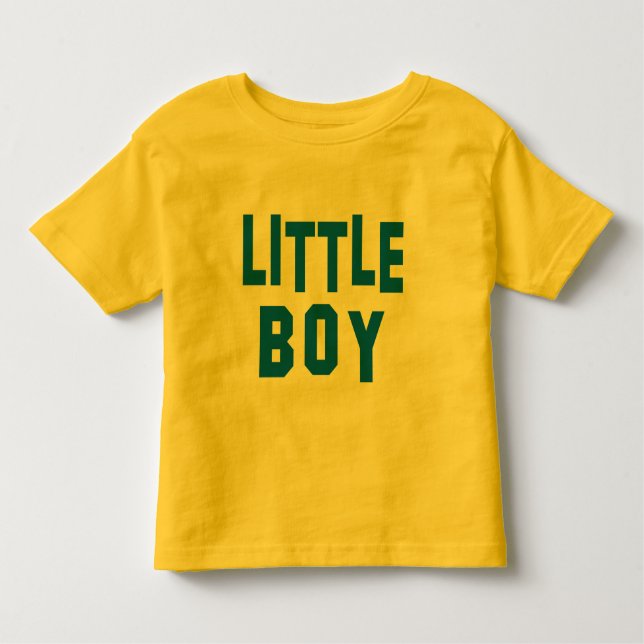 Big Boy och Little Boy Matching Tees Tröja (Framsida)