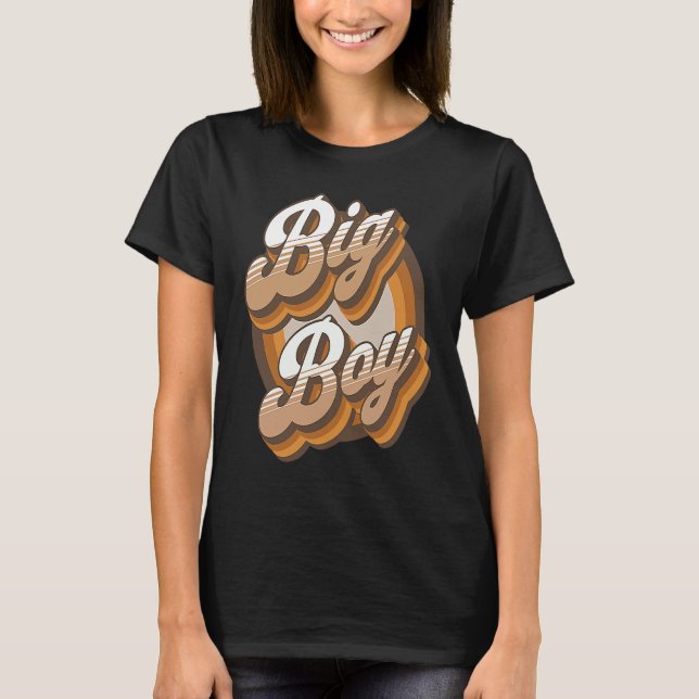 BIG BOY Retro Cool Melanin vibe T Shirt (Framsida)