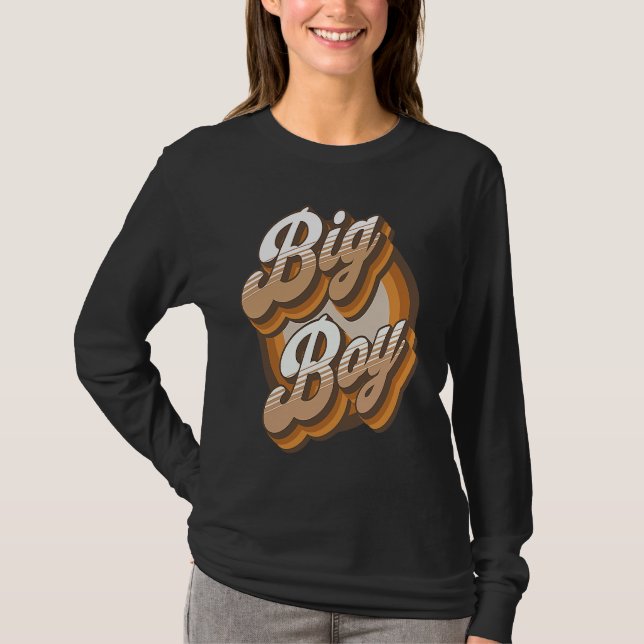 BIG BOY Retro Cool Melanin vibe T Shirt (Framsida)