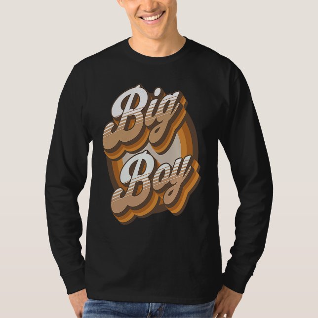 BIG BOY Retro Cool Melanin vibe T Shirt (Framsida)