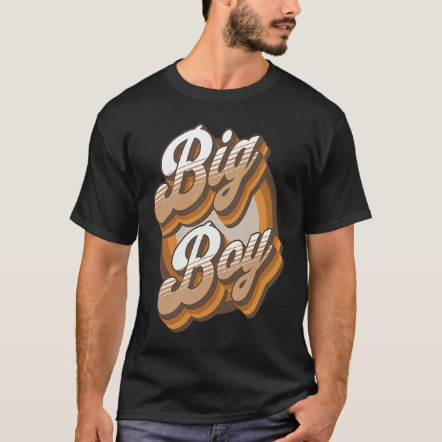 BIG BOY Retro Cool Melanin vibe T Shirt (Framsida)