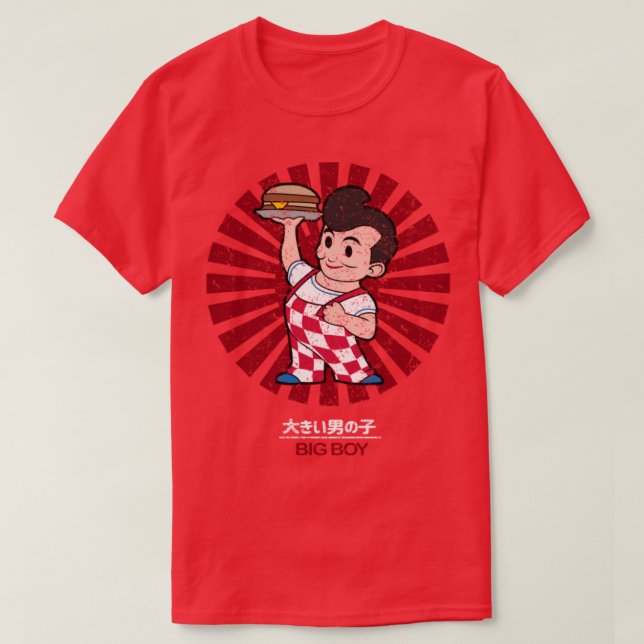 Big Boy Retro Vintage T Shirt (Design framsida)
