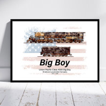 Big Boy Vintage ånglok American Locomotive