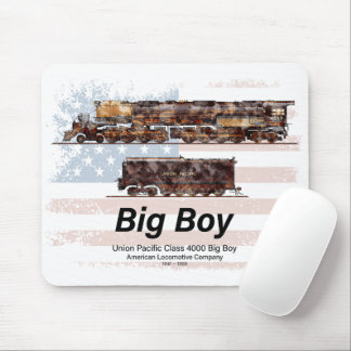 Big Boy Vintage Steam Tåg American Locomotive Musmatta