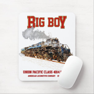 Big Boy Vintage Steam Tåg American Locomotive Musmatta
