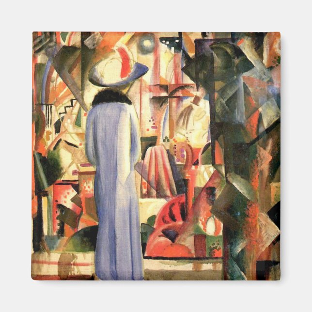 Big Bright Showcase by August Macke Magnet (Framsidan)