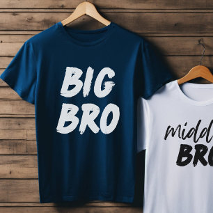 BIG BRO baby brodermeddelande, syskon-gåva T Shirt