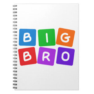 Big Bro-bärbar dator Anteckningsbok Med Spiral