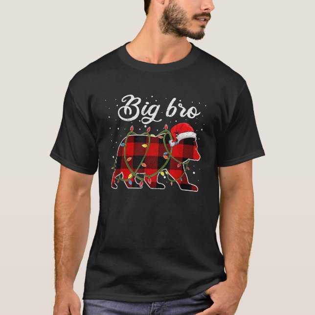Big Bro Bear Red Buffalo Play Brother Bear Pajama T Shirt (Framsida)