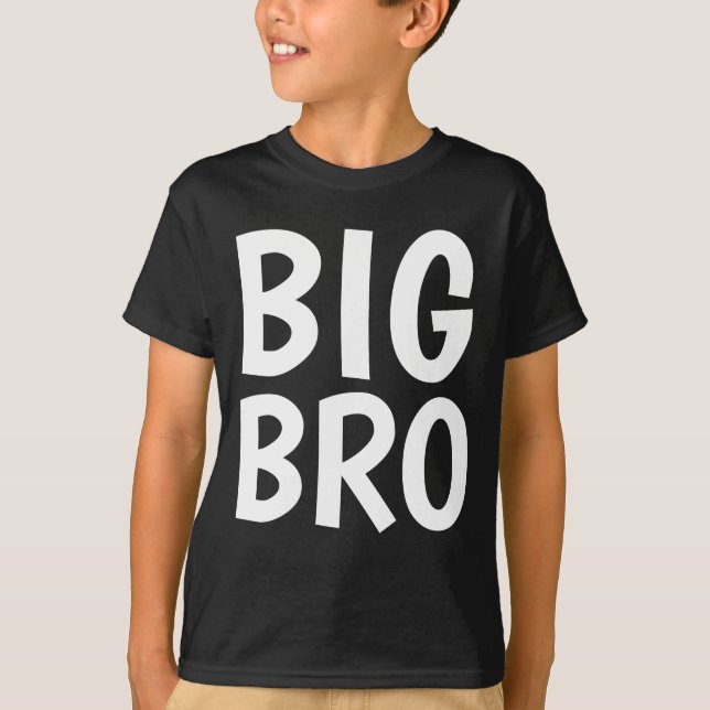 BIG BRO BROTHER children T-shirts (Framsida)