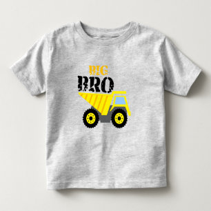 Big Bro Construction Gul Dumper Lastbil T Shirt