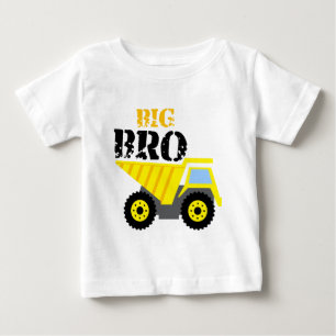 Big Bro Construction Gul Dumper Lastbil T Shirt