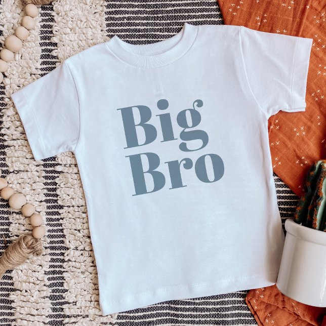Big Bro | Dammtorpsblå Matchande Sibling Familj T Shirt (Skapare uppladdad)