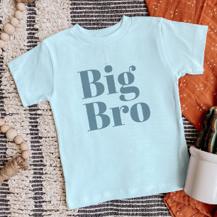 Big Bro Dusty Blue Matching Syskon-familjen T Shirt
