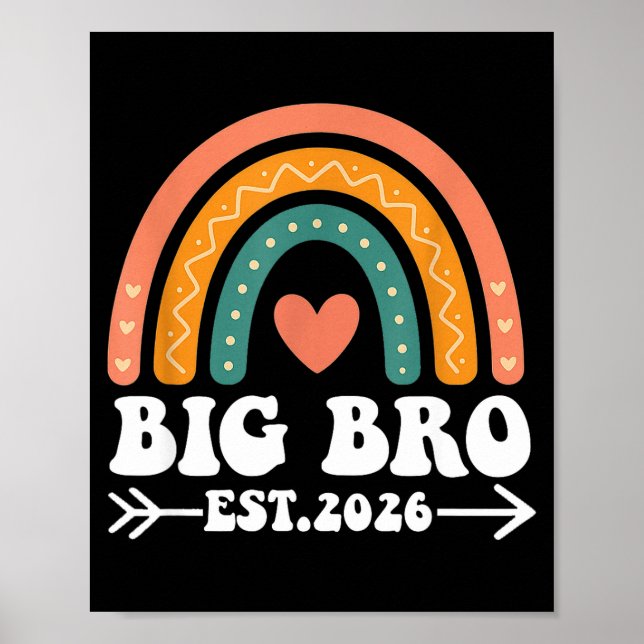 Big Bro Est 2026 New Big Brother Announcement Rain Poster (Framsidan)