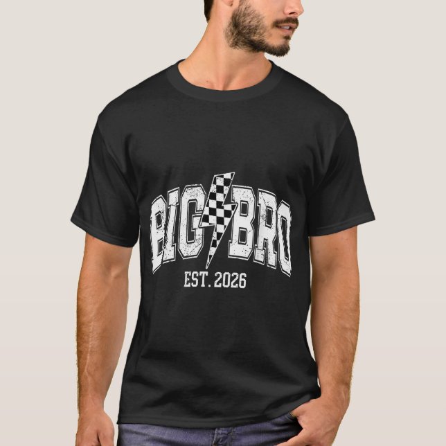 Big Bro Est 2026 New Big Brother-meddelande T Shirt (Framsida)