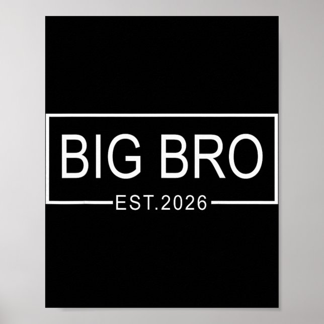 Big Bro Est. 2026 New Big Brother Pregnancy Announ Poster (Framsidan)