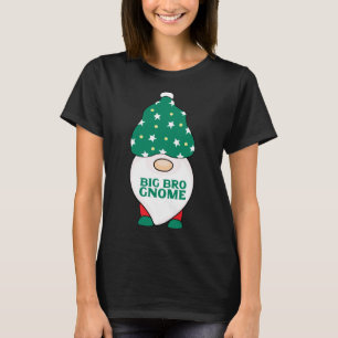 Big Bro Gnome Brother Gnomes Matching jul Pa T Shirt