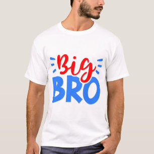 BIG BRO i rött och blått T Shirt