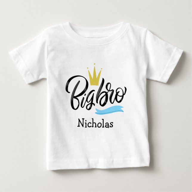 Big Bro Kronan Personlig T Shirt (Framsida)