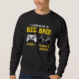 Big Bro-meddelande Brother Gamer Controller Gami Lång Ärmad Tröja