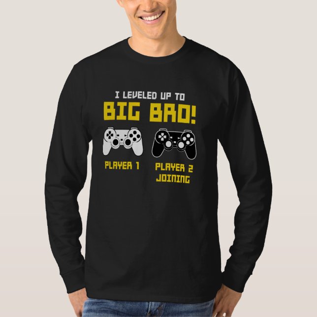 Big Bro-meddelande Brother Gamer Controller Gami T Shirt (Framsida)